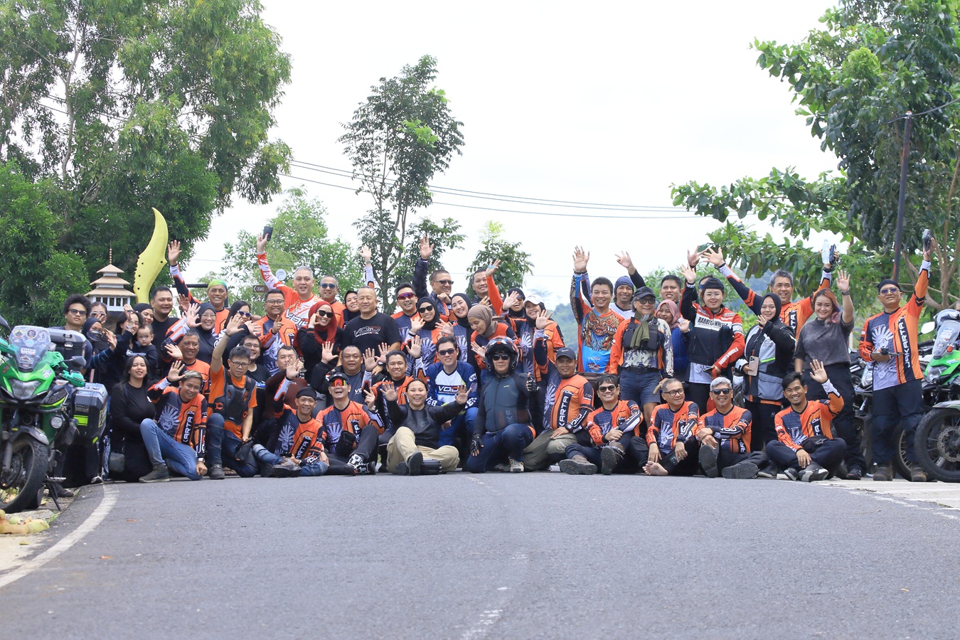 komunitas, void, kawasaki versys, versys, VOID DKI Jakarta, Komunitas VOID DKI Jakarta Touring Bareng Rayakan 4 Tahun Kebersamaan