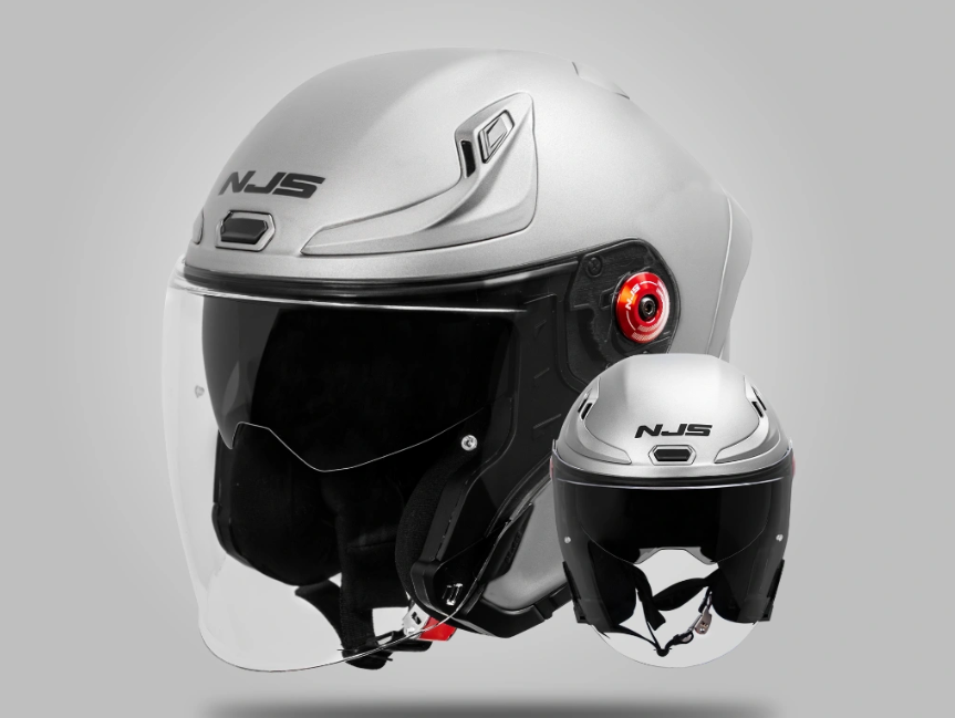 helm, helm open face, helm njs, NJS NEOZ XV, NJS Luncurkan Helm Open Face Baru Berdesain Keren, Harga Cuma Segini