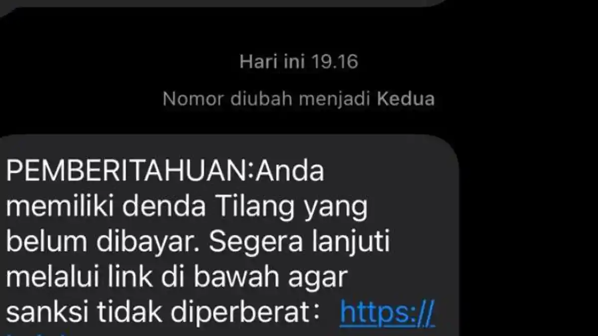 tilang, tilang elektronik, Penipuan Tilang Elektronik, Penipuan Link Tilang, Ciri Link Tilang Penipuan, Pekerja Swasta di Semarang Diteror Link Tilang ETLE Bodong, Sehari Empat Kali