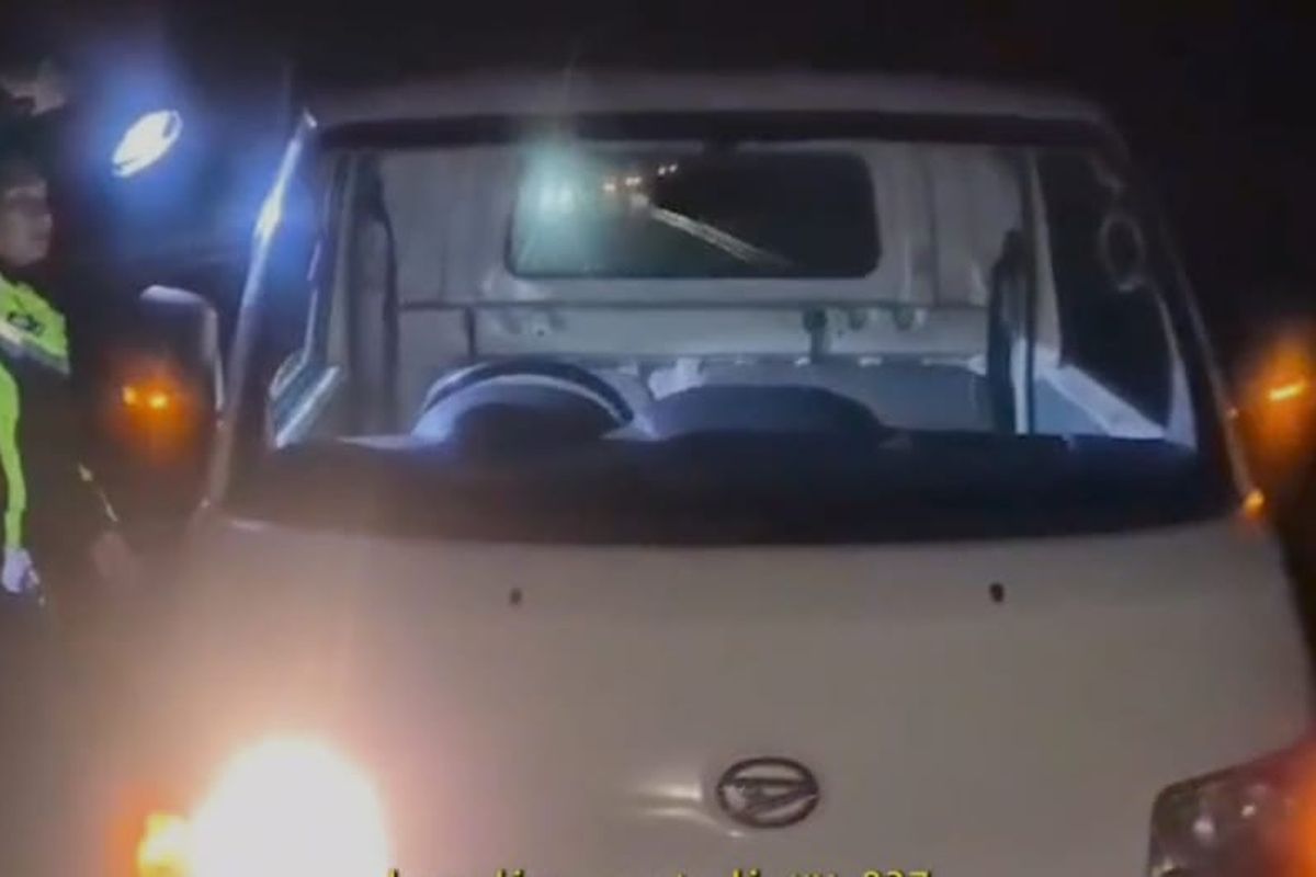 daihatsu gran max, razia polisi, maling mobil, razia kendaraan, Operasi Keselamatan Semeru 2026, Razia Kendaraan Besar-besaran di Jatim, Daihatsu Gran Max Curian Ketemu di Probolinggo