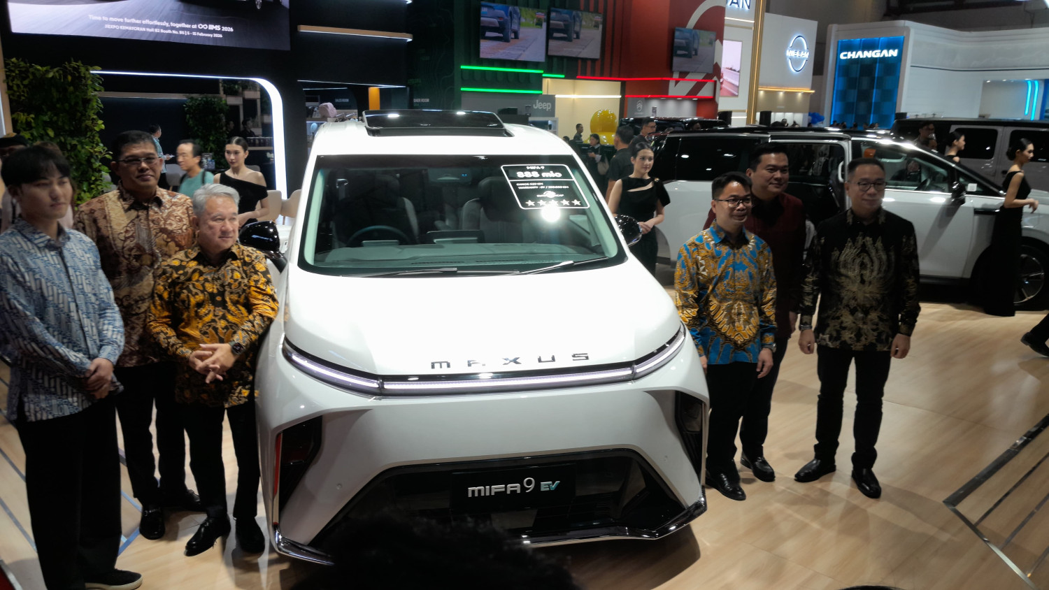 Maxus, PT Indomobil Energi Baru, IIMS 2026, Ikut IIMS 2026, Maxus Tampilkan Dua MPV Listrik Mifa Series
