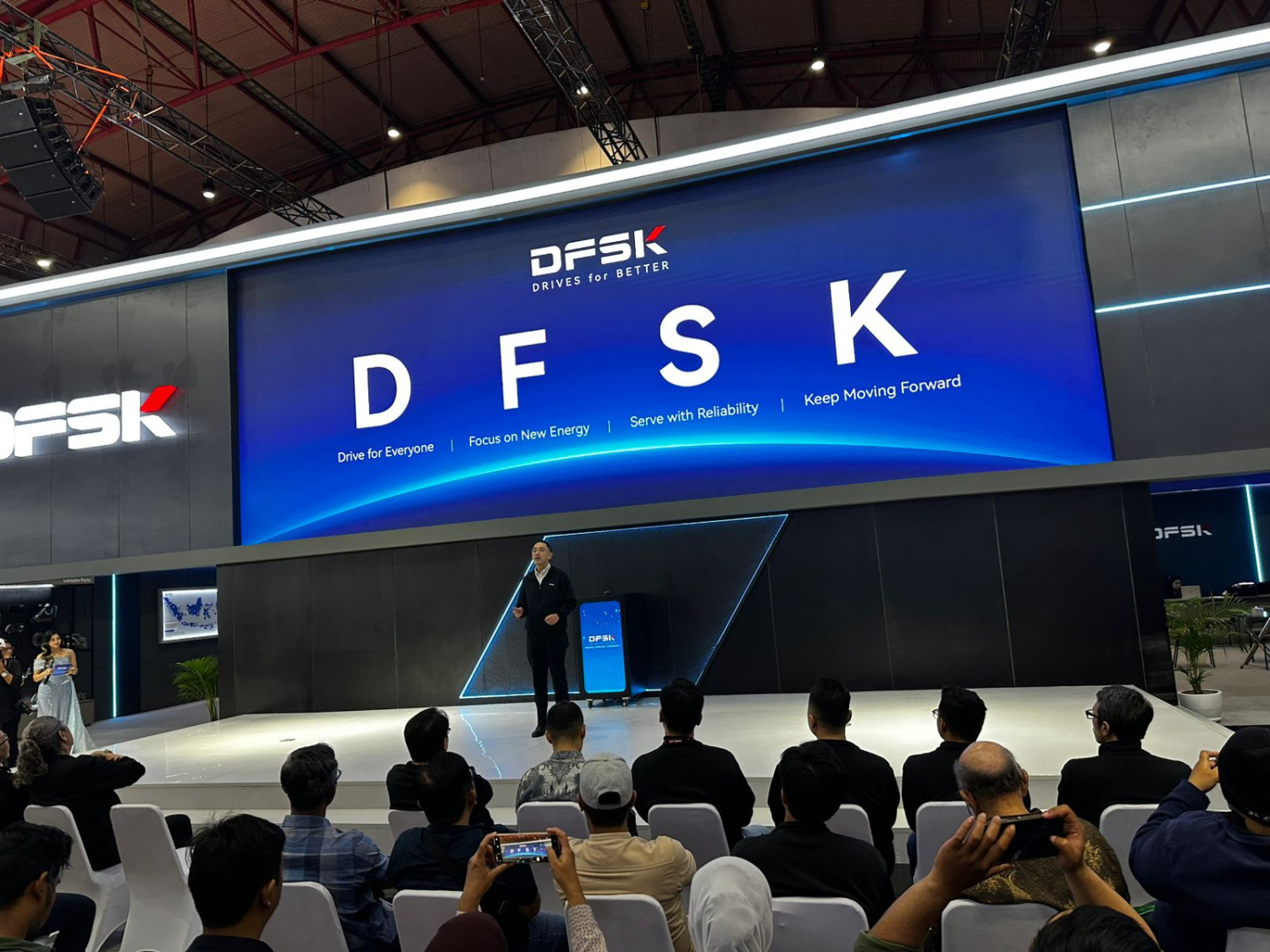 DFSK, PT Sokonindo Automobile (DFSK), IIMS 2026, Logo baru DFSK, DFSK Ganti Logo Global di IIMS 2026, Tegaskan Slogan Drive For Better