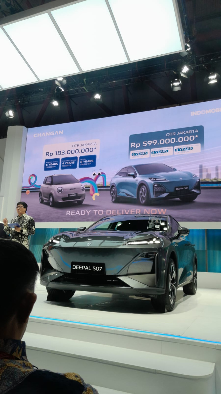 mobil baru, harga mobil, changan, IIMS 2026, Mobil Baru IIMS 2026, Debut di Indonesia, Changan Rilis Harga Terbaru Lumin dan Deepal SO7 di IIMS 2026