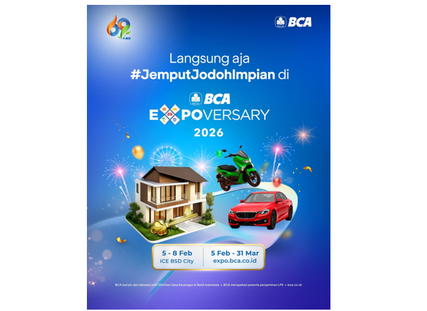 ice bsd, aset pribadi, BCA Expoversary 2026 Hadirkan Solusi Pembiayaan Hunian dan Kendaraan dalam Satu Acara