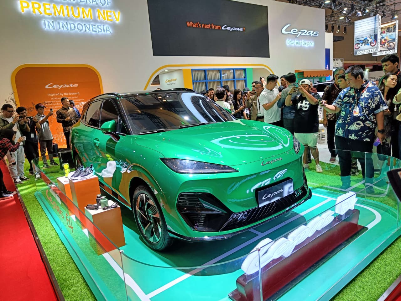 lepas, mobil listrik, world premier, IIMS 2026, Lepas E4 EV, World Premier Lepas E4 EV Hadir di IIMS 2026, Kapan Mulai Dijual?