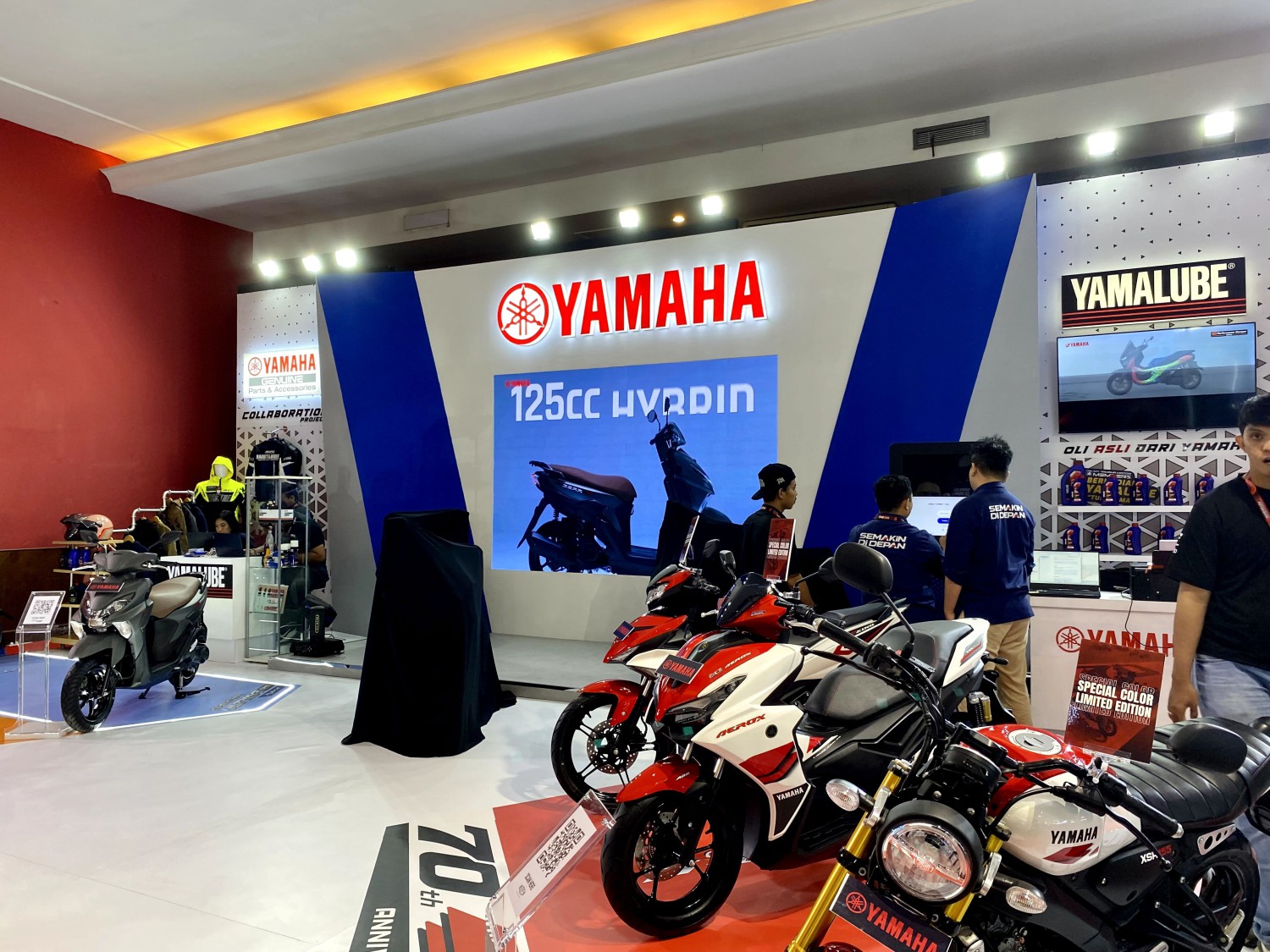 yamaha, yamaha aerox, Aerox Alpha, IIMS 2026, Banyak Promo! Yamaha Luncurkan Tiga Warna Aerox Alpha Baru di IIMS 2026