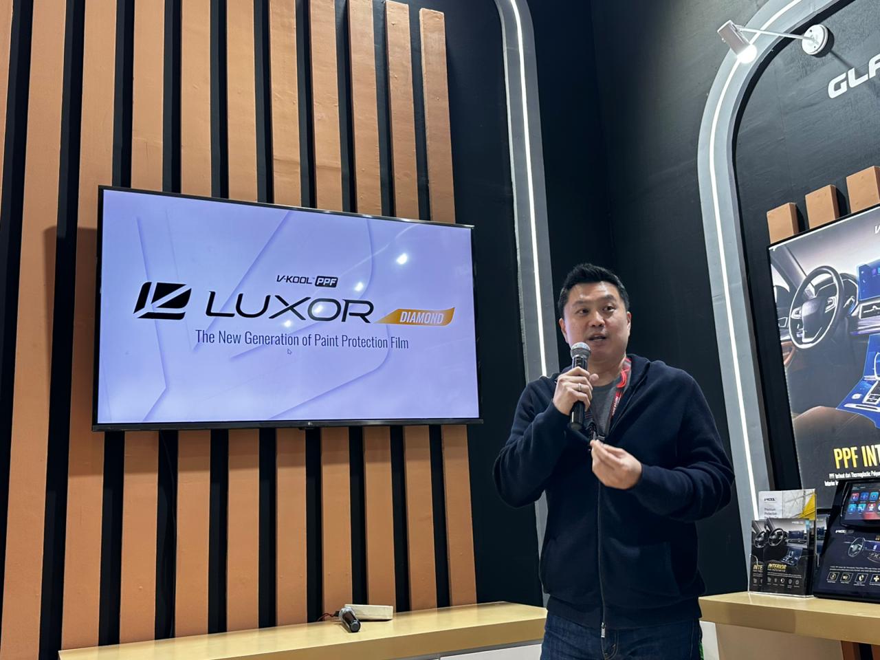 v-kool indah lestari, Paint Protection Film, V-KOOL PPF, V-Kool Indonesia, V-KOOL PPF Luxor Diamond, V-KOOL Luncurkan PPF Luxor Diamond Teknologi Tetrashield, Ikatan Ganda Bikin Cat Mobil Anti-Luka