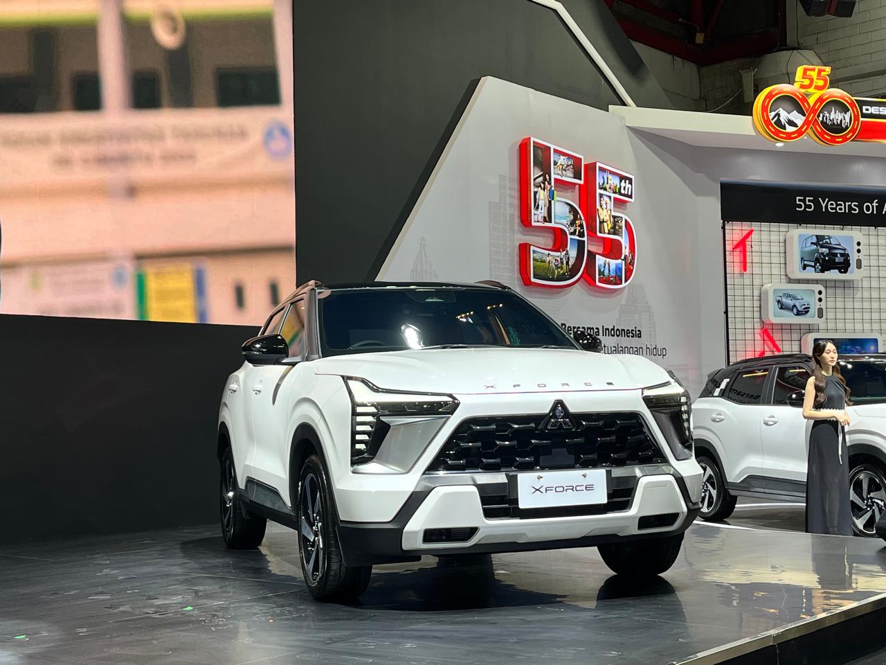 mitsubishi, pt mitsubishi motors krama yudha sales indonesia (mmksi), Xforce, Xforce 55th Anniversary Edition, Xforce 55th Anniversary Edition, Model Spesial 55 Tahun Mitsubishi di Indonesia