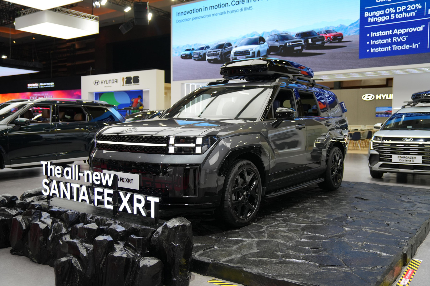 Hyundai, santa fe, hyundai santa fe, Hyundai Santa Fe XRT, Intip Spesifikasi Hyundai Santa Fe XRT Yang Tampil Di IIMS 2026