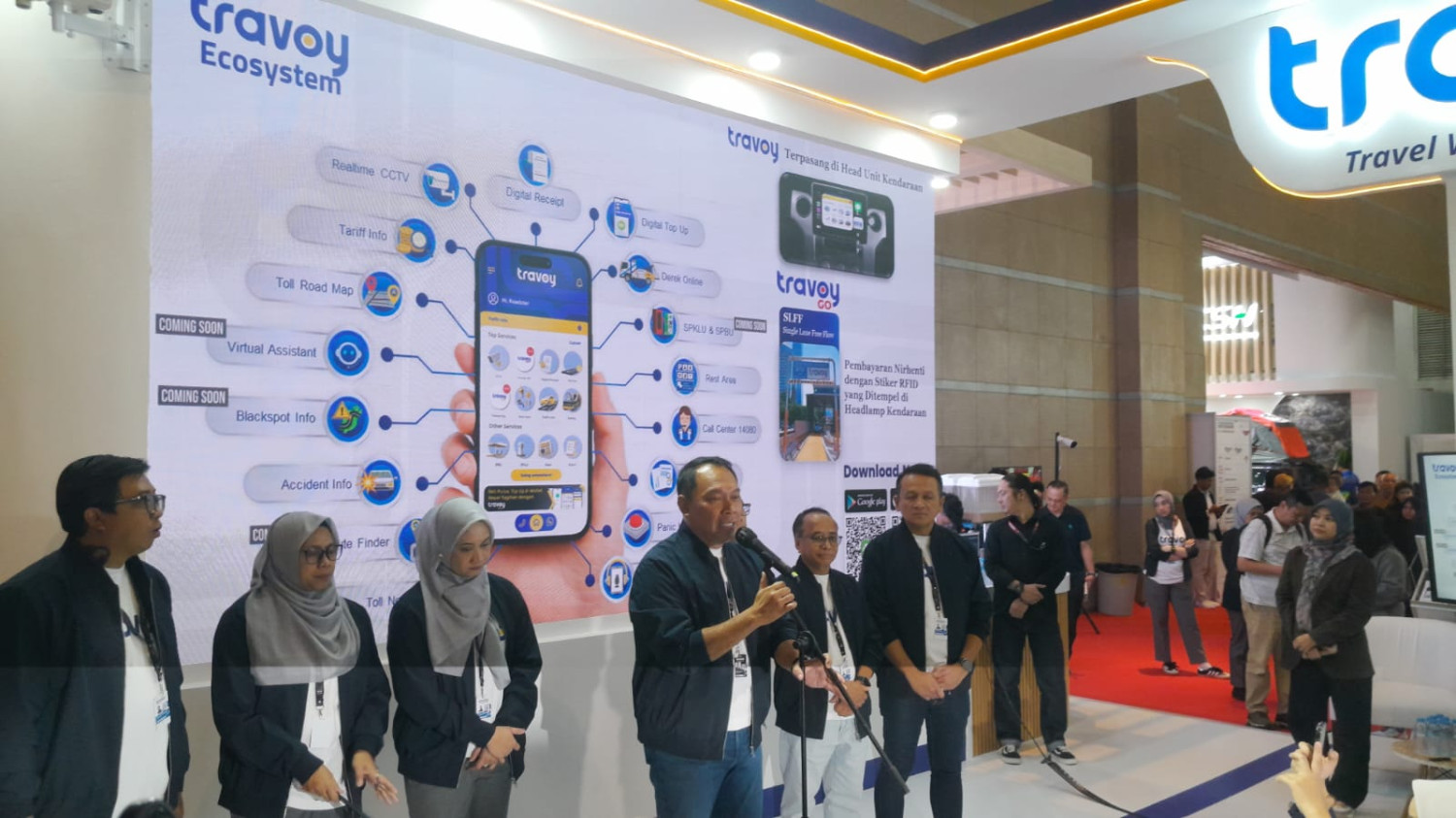 jasa marga, aplikasi Travoy, IIMS 2026, Jasa Marga Unjuk Gigi di IIMS 2026, Travoy Tawarkan Jalan Tol Serba Digital