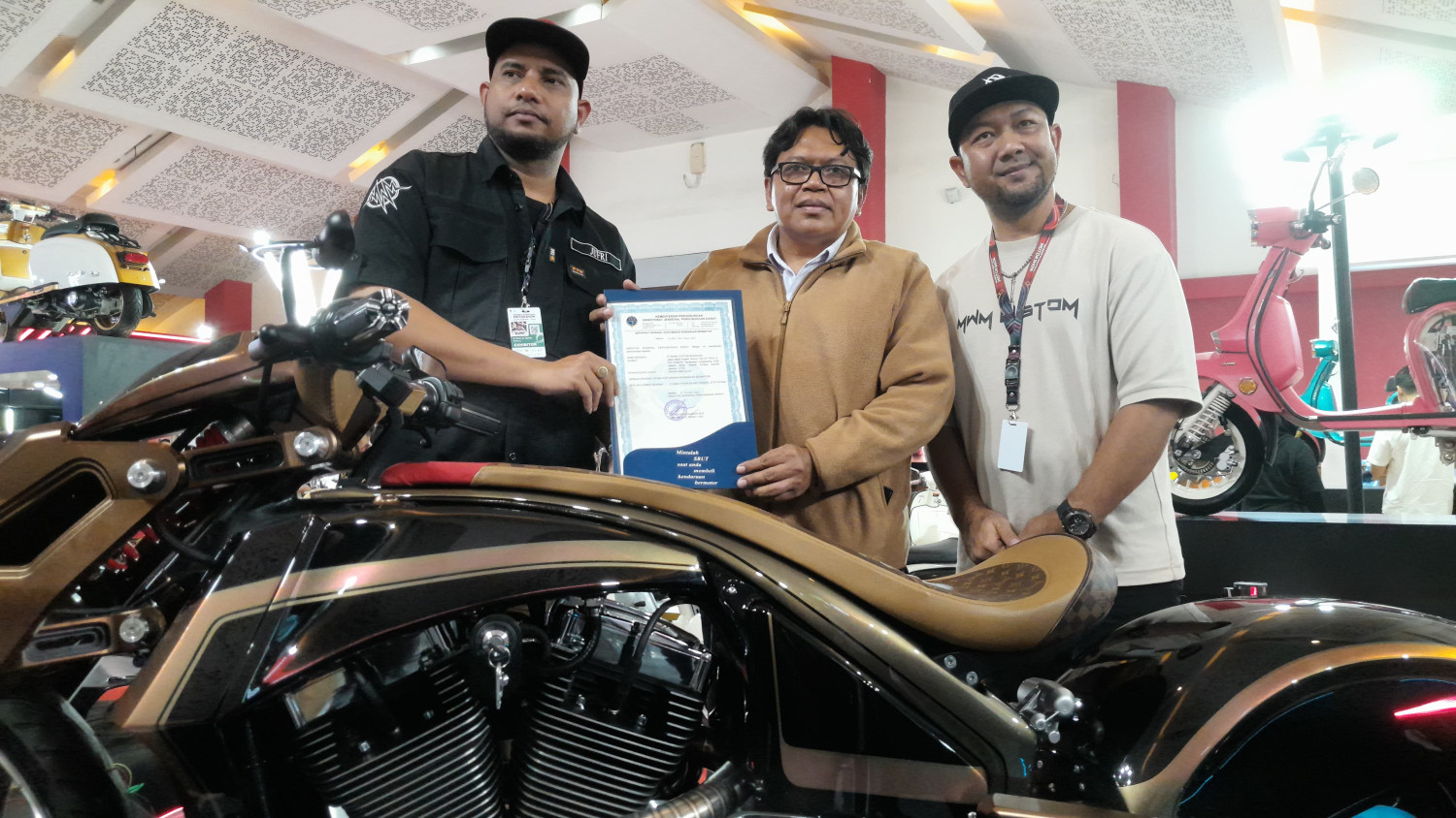 kemenhub, motor custom, benelli, IIMS 2026, Bengkel Kustom Mulai Masuk Jalur Resmi, Ditjen Hubdat Sosialisasi Sertifikasi di IIMS 2026