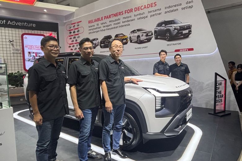 mitsubishi, Mitsubishi XForce, Mitsubishi Destinator, Rayakan Anniversary ke-55, Mitsibishi Hadir di IIMS dengan Destinator dan Xforce Edisi Spesial