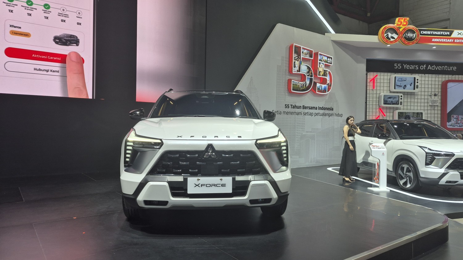 mobil, nyaman, mitsubishi, iims, ultimate, Xforce 55th Anniversary Edition, Coba Duduk di Jok Belakang XForce di IIMS 2026, Bisa Recline Sepuasnya