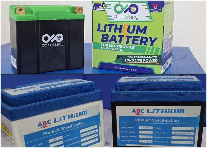 aki lithium, ABC Lithium, DC Battery, Pakai Teknologi Baterai Mobil Listrik,  Ini 3 Kelebihan Aki Motor Lithium