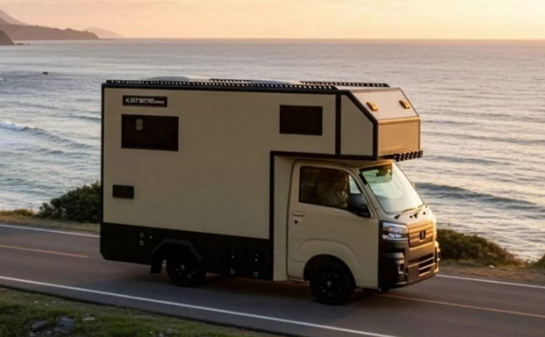 jepang, daihatsu, kei car, Daihatsu Hijet, Dune Rover, Tampang Eksteriornya Gagah, Bagian Belakang Daihatsu Hijet Ini Terasa Hotel Berjalan