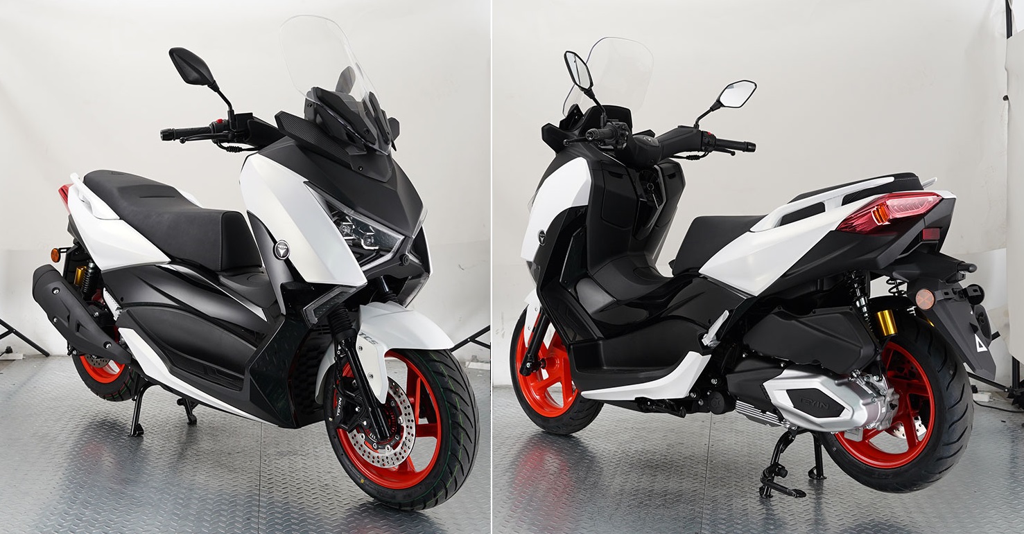 yamaha xmax, harga yamaha xmax, Motor China, merek china, teyin tx250, Kembaran Yamaha XMAX dari Merek China Muncul, Power Lebih Besar, Harga Cuma Separuhnya
