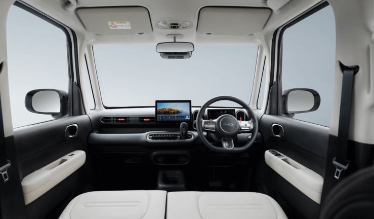 kei car, BYD Racco, interior BYD Racco, Minimalis dan Canggih, Akhirnya Interior Kei Car BYD Racco EV Terkuak
