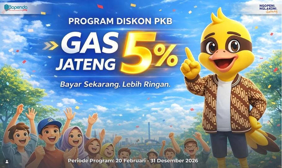 diskon pajak kendaraan, Diskon Pajak Jateng, Stop Bayar Pajak, Diskon Pajak 5 Persen, Diskon PKB 5 Persen, Bungkam Gerakan Stop Bayar Pajak, Diskon Pajak Kendaraan 5 Persen di Jateng Resmi Berlaku