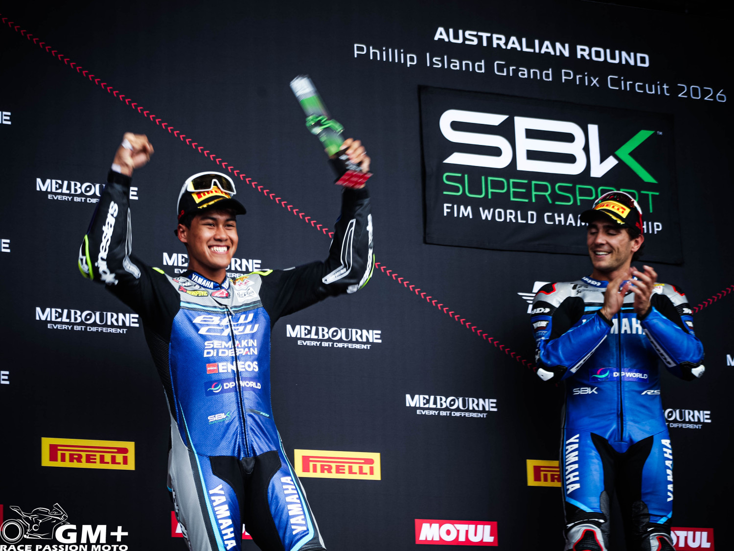 phillip island, world supersport, yamaha racing indonesia (yri), aldi satya mahendra, Yamaha YZF-R9, Sejarah Terukir di Phillip Island, Aldi Satya Mahendra Raih Podium di World Supersport