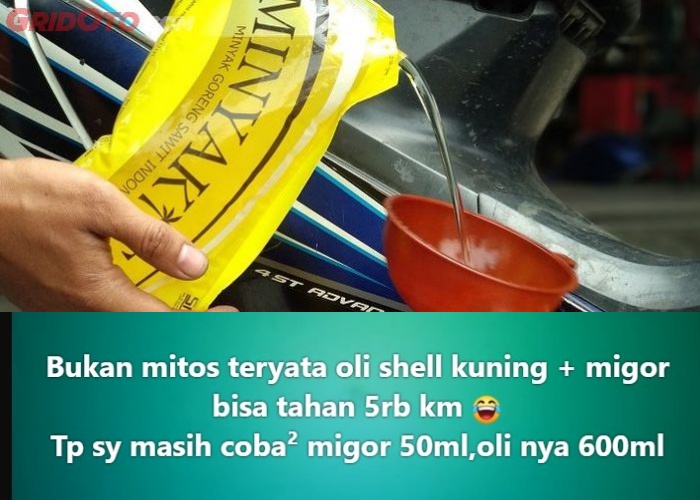 minyak goreng, oli mesin, Lemigas, Minyak Goreng Bikin Oli Mesin Motor Tahan Sampai 5.000 Km? Ini Faktanya