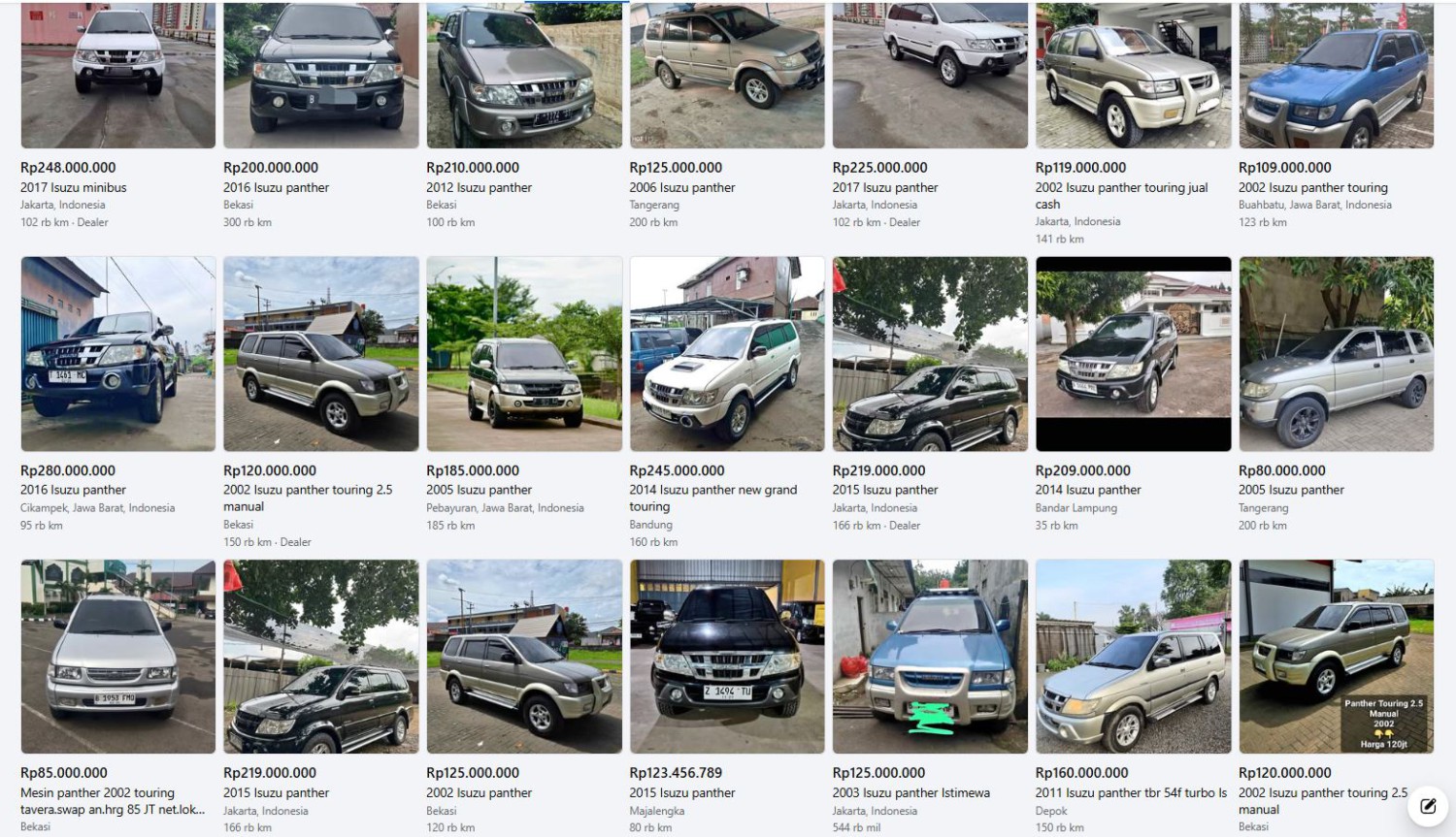 mobil bekas, isuzu panther, harga isuzu panther, mobil diesel bekas, Panther Bekas, Update Harga Isuzu Panther di Marketplace Bikin Kaget, Tercium Aroma Sangit