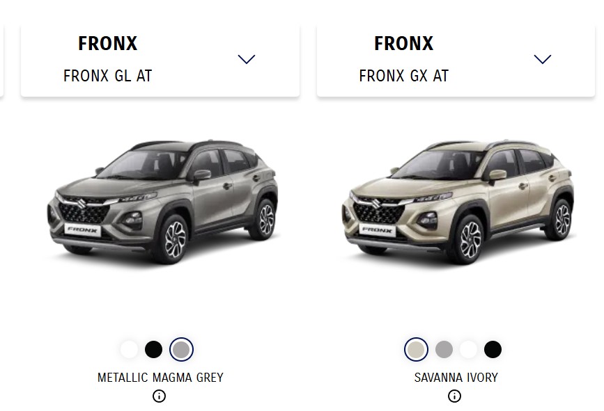 eksterior, suzuki, pilihan warna, Suzuki Fronx, Suzuki Fronx GX, Intip Pilihan Warna Suzuki Fronx GX, Bisa Kali Tambah Warna Ini