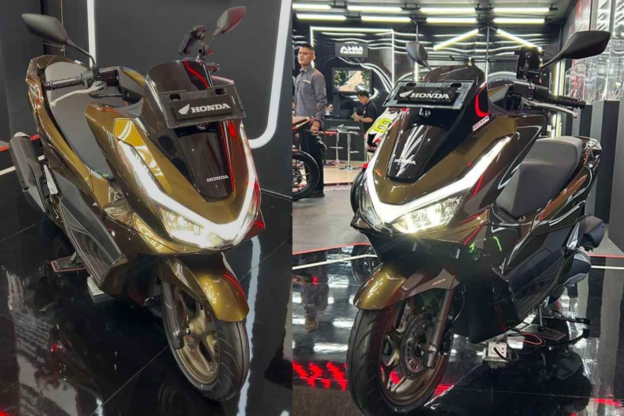 honda pcx 160, pcx 160, Begini Tampang Honda PCX 160 Versi 2026, Cokelatnya Makin Mewah