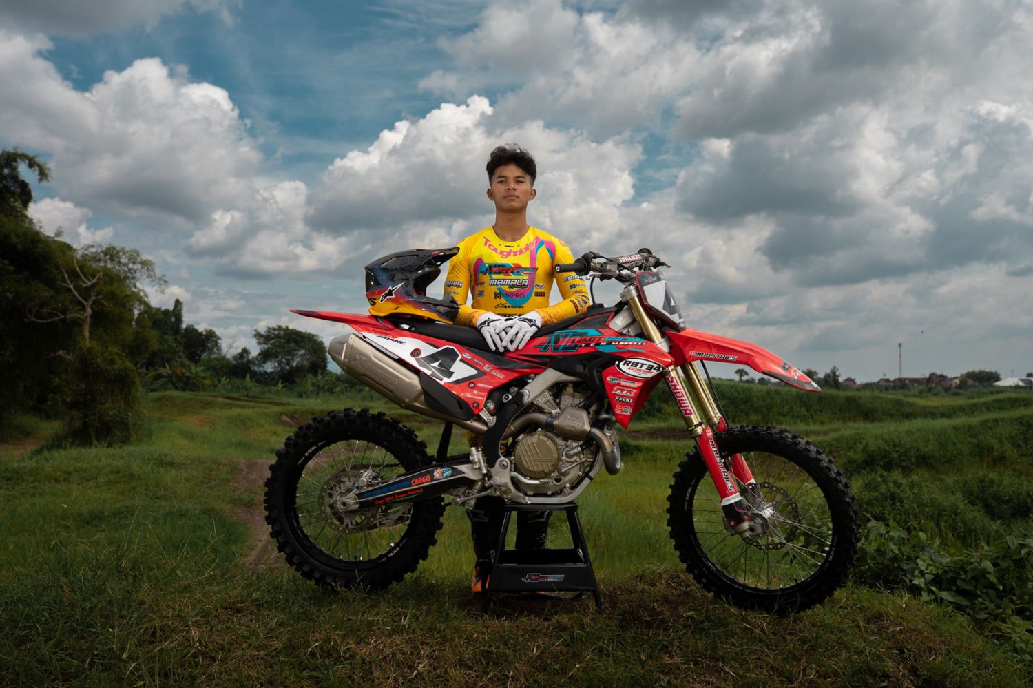 Ducati, Ducati Desmo450 MX, Ducati MX Team Indonesia, FMSCT Thailand Motocross 2026, Pembalap Cidera, Ducati MX Team Indonesia Tunjuk Mohammad Zidane di FMSCT Thailand Motocross 2026