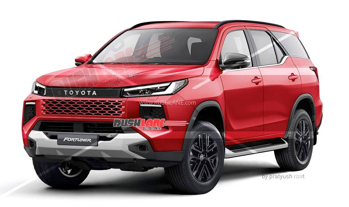 toyota, toyota fortuner, render, SUV Ladder Frame, Inilah Renderan Toyota Fortuner Model 2026, Wajahnya Lebih Futuristik