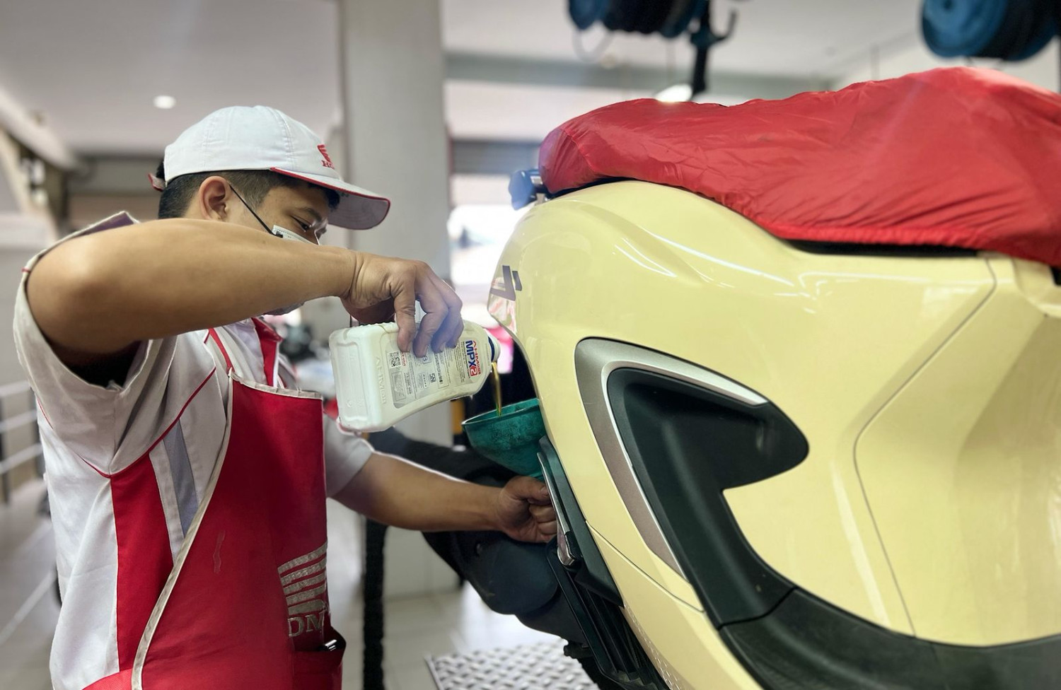 ahass, servis motor, pt daya adicipta motora, motor matik honda, promo servis, DAM Umbar Program Paket Siap, Servis CVT dan Ganti Oli Motor Matik Cuma Rp100 Ribu