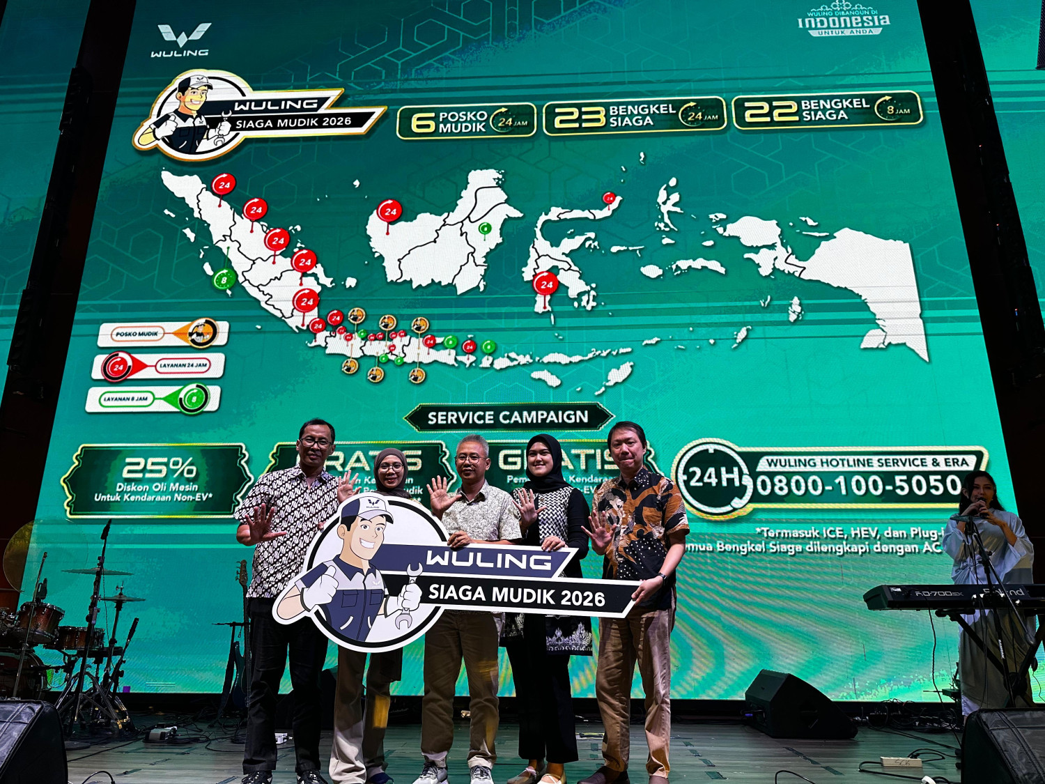 wuling motors, Wuling Siaga Mudik, Tenang Bersama Wuling, Wuling Gelar Program Tenang Bersama Wuling 2026, Siapkan 45 Bengkel Siaga dan Diskon Servis