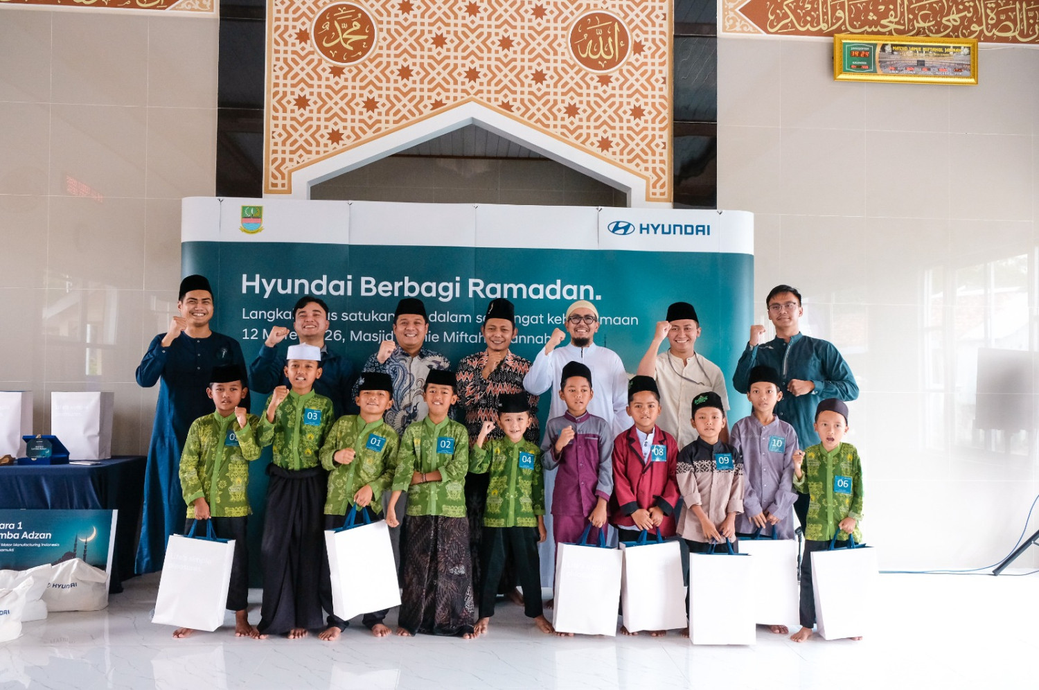 Hyundai, pabrik hyundai, PT Hyundai Motor Manufacturing Indonesia, Hyundai Gelar Kegiatan Berbagi Ramadhan di Bekasi, Ada Lomba Adzan hingga Pembagian Sembako