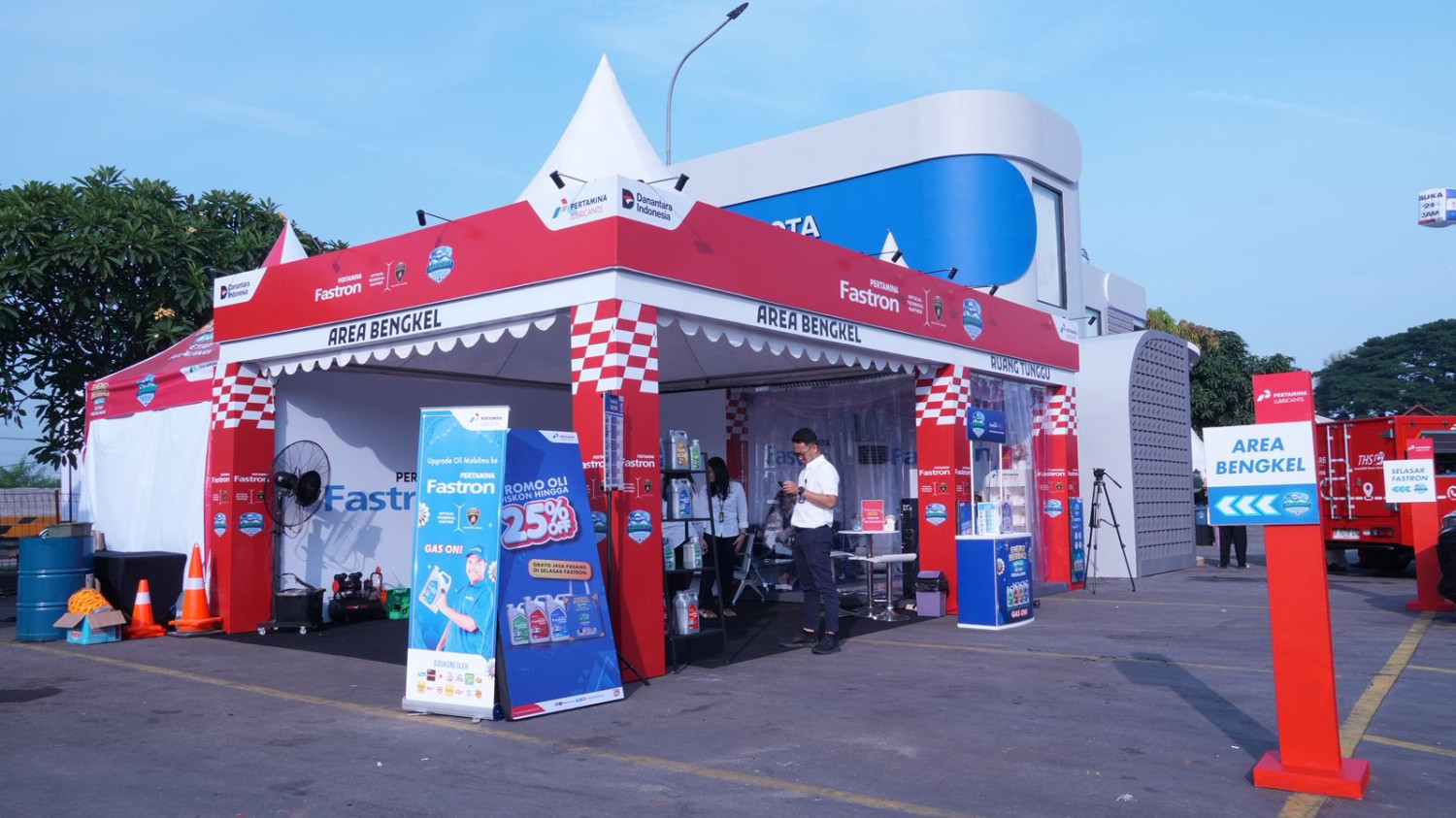 mudik lebaran, rest area, posko mudik, pertamina lubricants, Selasar Fastron, Pertamina Lubricant Hadirkan 10 Titik Selasar Fastron Selama Musim Mudik Lebaran