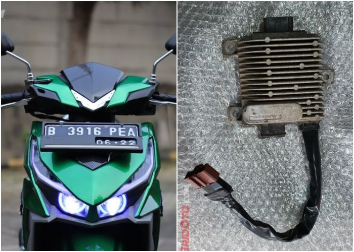 honda, honda vario, Mahram LED, Jadi Pelajaran, ECU Honda Vario Jebol Gara-gara Pasang Part Ini