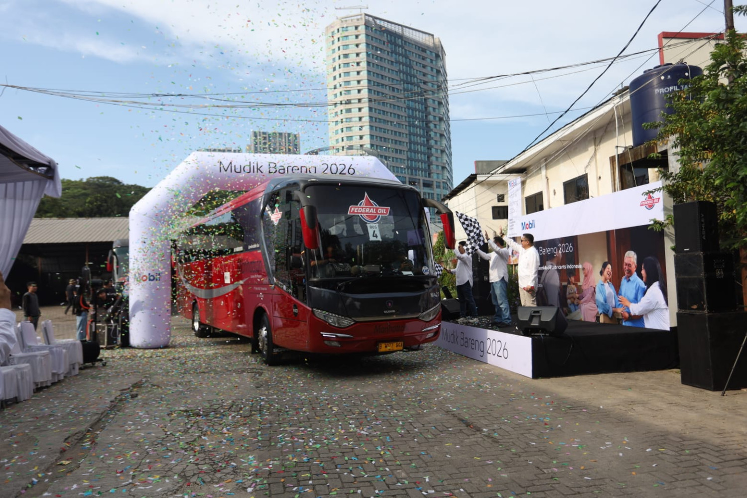 mudik lebaran, federal oil, posko mudik, oli federal, PT ExxonMobil Lubricants Indonesia, Federal Oil Berangkatkan Ratusan Mekanik dan Siapkan Posko Mudik di Jalur Pantura