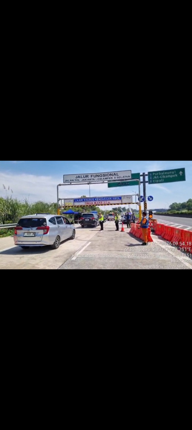 mudik lebaran, japek, Jakarta Cikampek II Selatan, Resmi Dibuka, Jalur Fungsional Ini Jadi Penyelamat saat Japek Arah Jakarta Mampet