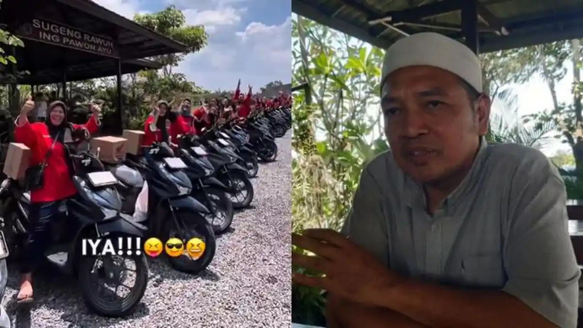 honda beat, THR Motor Baru, RM Pawon Ayu, THR Honda BeAT, Agung Widiyatmoko Pawon Ayu, Bos Idaman, Owner RM Pawon Ayu Rogoh Rp 580 Juta Beri THR Honda BeAT Baru Buat 29 Karyawan