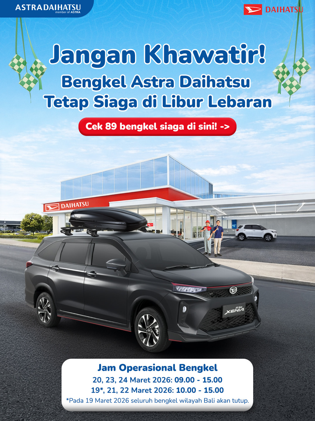 posko mudik, bengkel siaga, astra international, Astra Daihatsu Sebar 89 Bengkel Siaga dari Sumatera hingga Papua