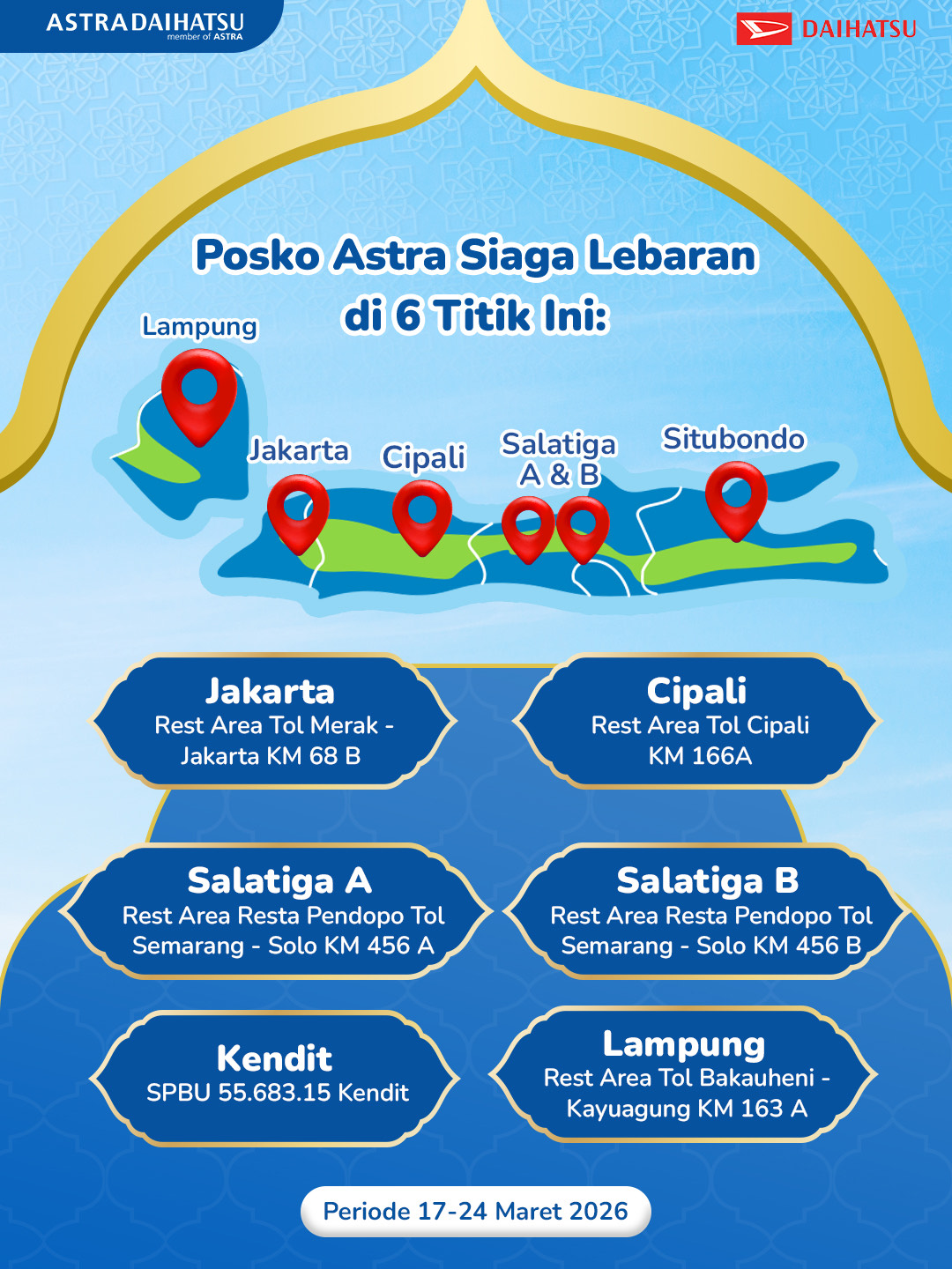 posko mudik, bengkel siaga, astra international, Astra Daihatsu Sebar 89 Bengkel Siaga dari Sumatera hingga Papua