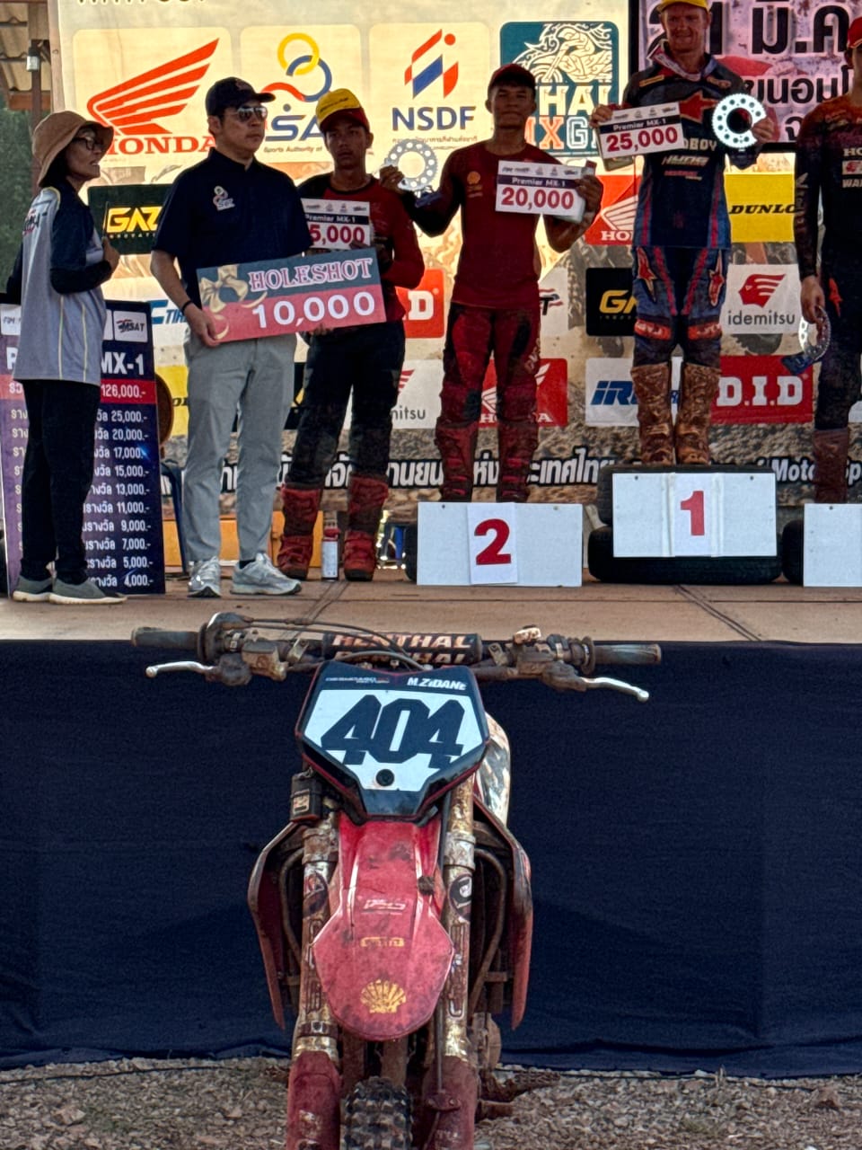 Pembalap Motocross, M. Zidane, Ducati MX Team Indonesia, FMSCT Thailand Motocross 2026, Pecahkan Dominasi Tuan Rumah, M. Zidane Sabet Podium Kedua di FMSCT Thailand Motocross 2026