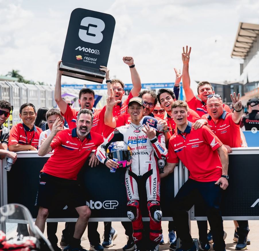 Moto3, honda team asia, Veda Ega Pratama, Circuit of The Americas (COTA), Moto3 Amerika 2026, Veda Ega Pratama Deg-degan, Moto3 Minggu Ini Digelar di Sirkuit Berlawanan Arah Jarum Jam