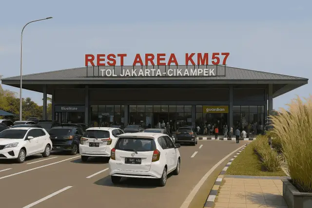 tol jakarta-cikampek, rest area km 57, Mudik Lebaran 2026, Rest Area KM 62 Tol Japek, Rest Area KM 57 Tol Japek, Rest Area KM 57 dan 62 Tol Jakarta-Cikampek Bakal Bikin Pangling, Belajar Kejadian Mudik Lebaran 2026