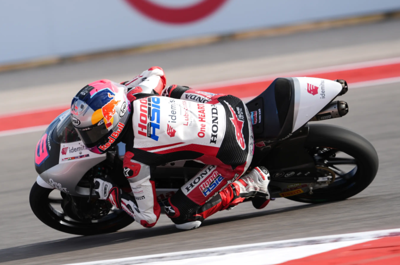 moto3 amerika, hasil lomba, Veda Ega, Veda, Veda Ega Pratama, Hasil Race Moto3 Amerika, Honda Menang Veda Terpelanting Keras