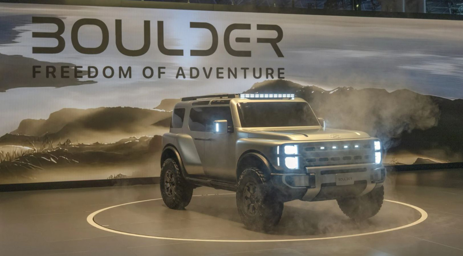 Amerika Serikat, Hyundai, off-road, Hyundai Boulder Concept, Hyundai Perkenalkan Konsep SUV Baru, Tampil Macho Bergaya Off-Road Amerika
