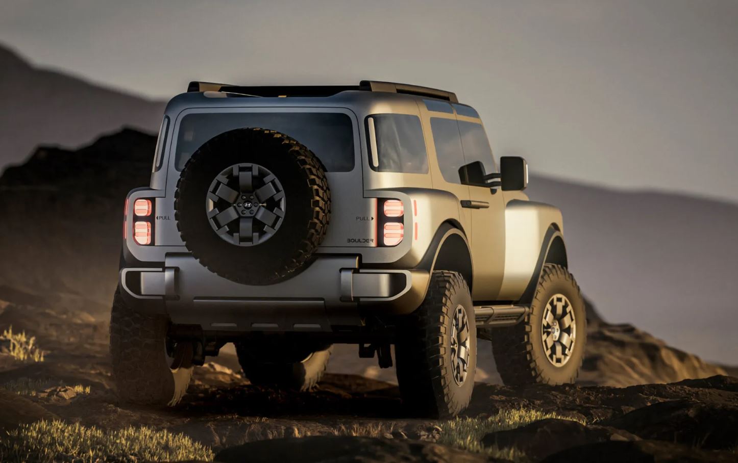 Amerika Serikat, Hyundai, off-road, Hyundai Boulder Concept, Hyundai Perkenalkan Konsep SUV Baru, Tampil Macho Bergaya Off-Road Amerika