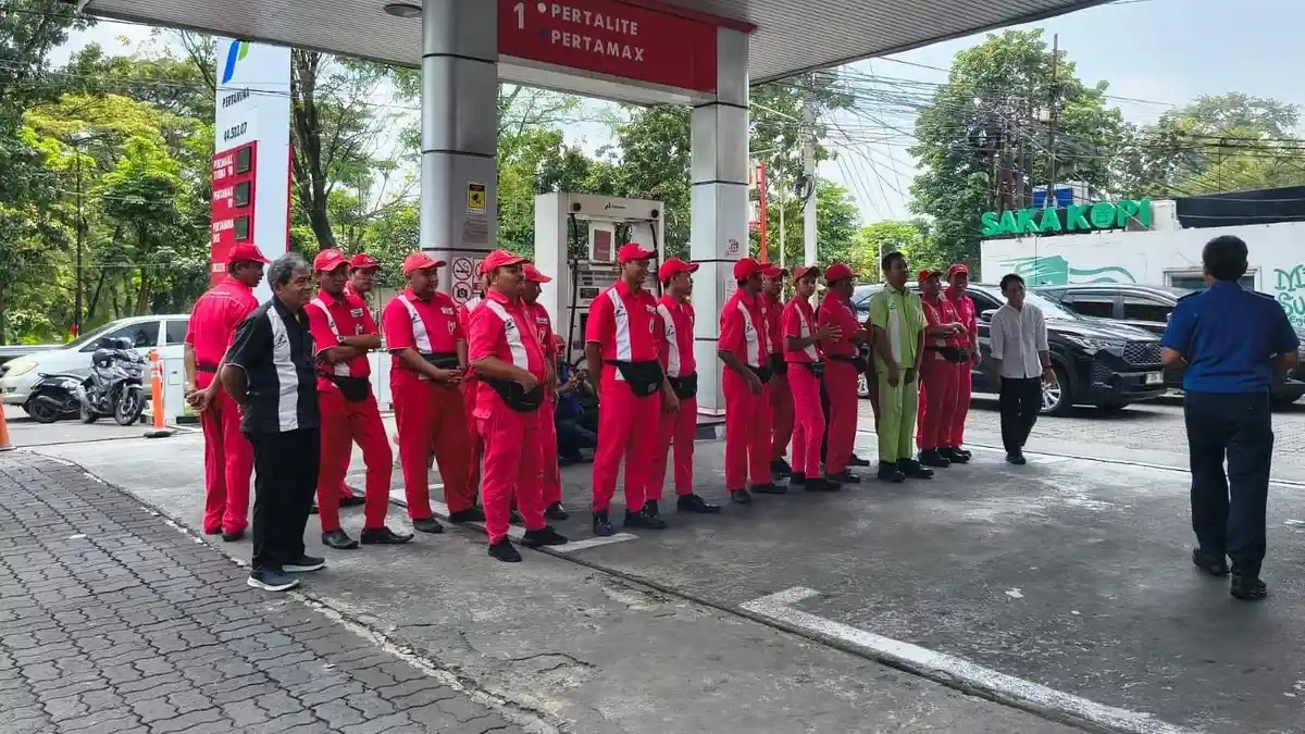 SPBU, semarang, spbu ngaliyan, Usai Insiden Motor TerbakarTak Boleh Pakai APAR, Layanan SPBU di Semarang Ini Tutup 2 Hari