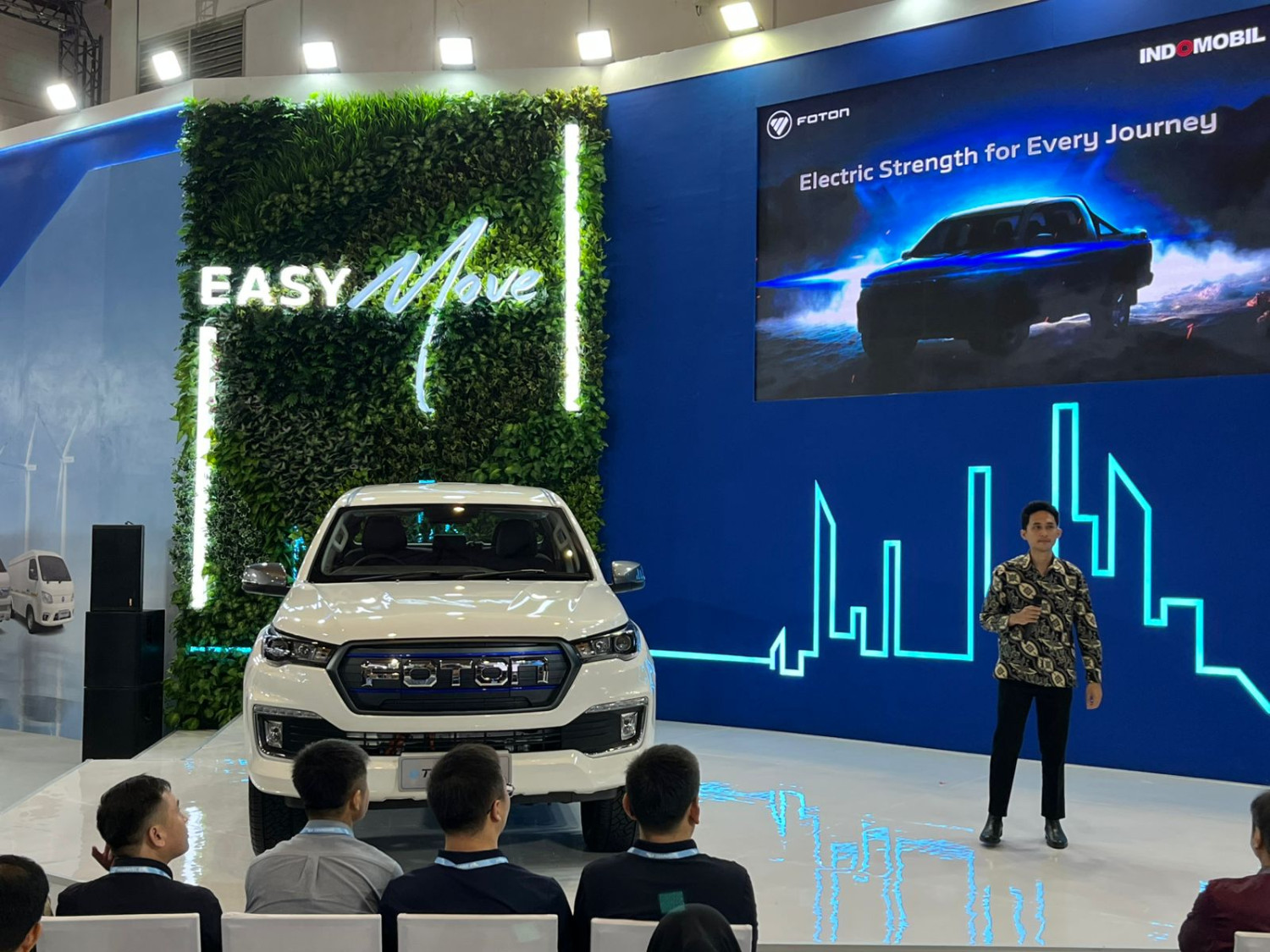 mobil listrik, giicomvec, foton, eTUNLAND, Foton Kenalkan Double Cabin Listrik eTUNLAND, Segini Harganya