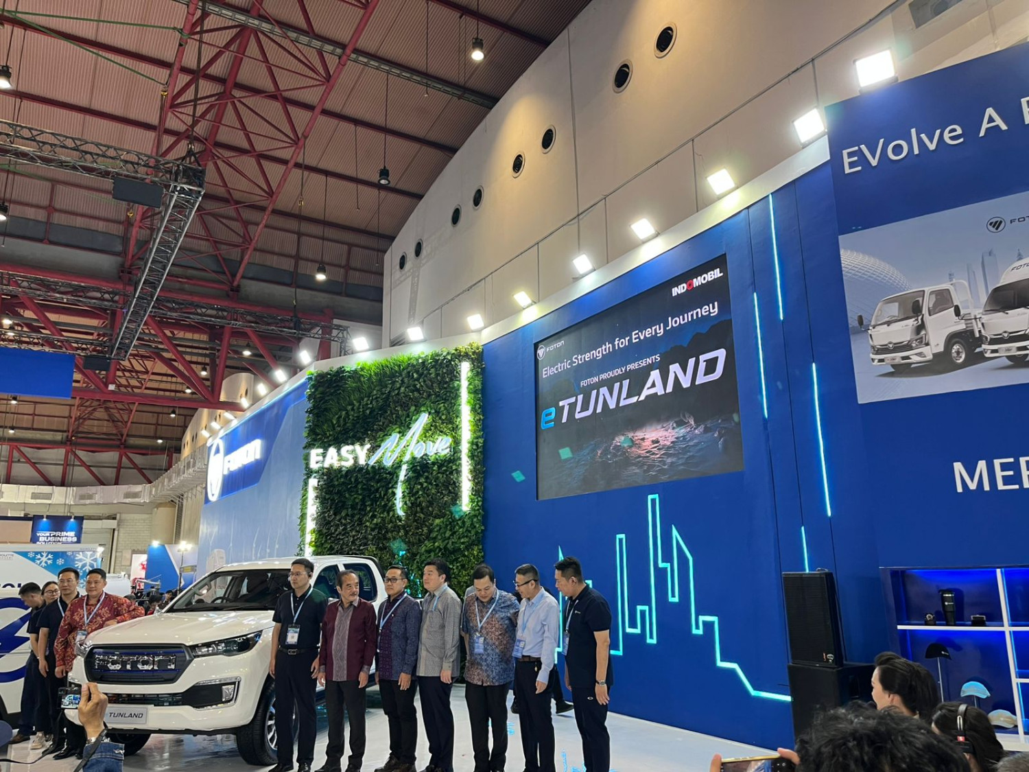 mobil listrik, giicomvec, foton, eTUNLAND, Foton Kenalkan Double Cabin Listrik eTUNLAND, Segini Harganya