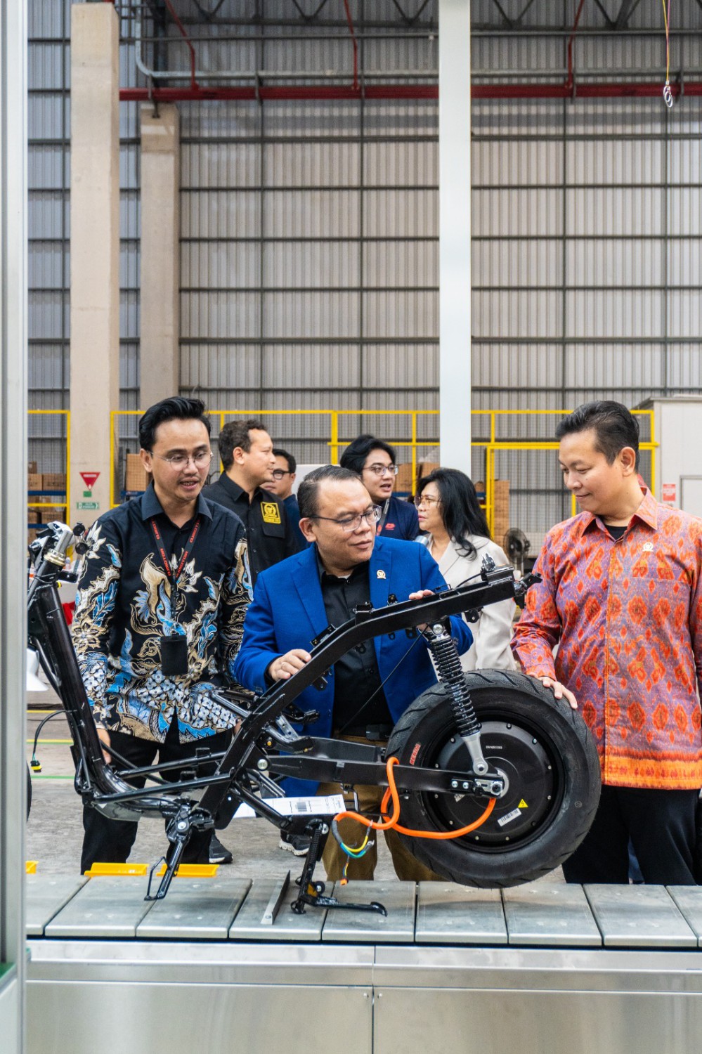 TKDN, Motor China, QJMotor, Pabrik QJMOTOR, QJMotor Janji Tingkatkan TKDN di Indonesia, DPR Ikut Mengawal