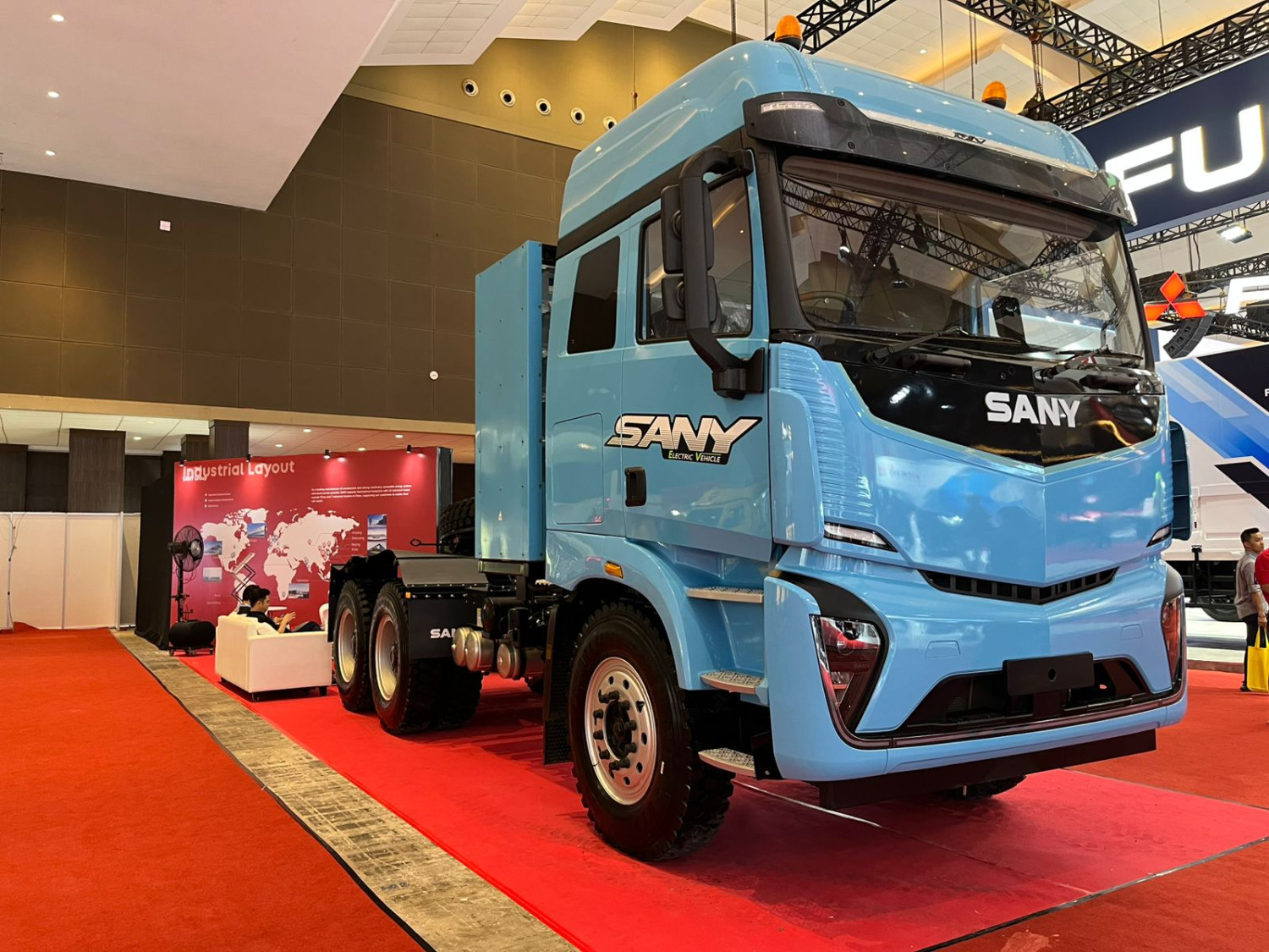 truk listrik, Truk listrik Sany, Sany Group, Lima Menit Langsung Jalan, Truk Listrik SANY Pakai Sistem Swap Baterai
